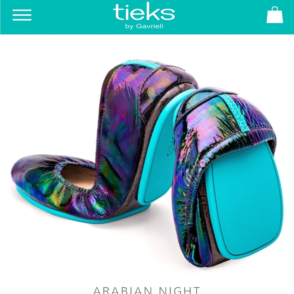 ISO Arabian Night Tieks size 8 (or possibly size 7)